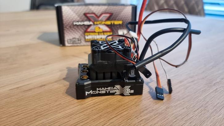 RC Auto ESC Castle Mamba Monster X 8S – EXTREEM veel power!, Hobby en Vrije tijd, Modelbouw | Radiografisch | Auto's, Zo goed als nieuw