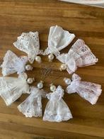 Brocante kant en haakwerk engeltjes ( 10cm), Diversen, Ophalen of Verzenden, Zo goed als nieuw