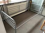 Metaal 1 persoonsbed grijs IKEA Tromsø + lattenbodem, Ophalen, 90 cm, Eenpersoons, Zo goed als nieuw