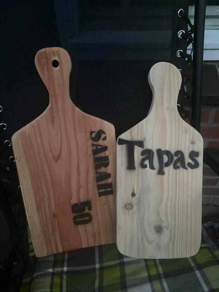 Hapjesplank / Tapasplank - Origineel cadeau!, Huis en Inrichting, Keuken | Keukenbenodigdheden, Nieuw, Ophalen of Verzenden