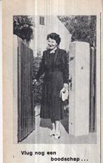 Retro reclame 1950 Bleyle damesmode vrouw jurk, Ophalen of Verzenden