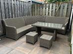 Moderne Fonteyn Tuinset – 6-delig, Ophalen, 6 zitplaatsen, Zo goed als nieuw, Wicker
