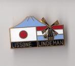 Lisonne Lindeman Molen Mount Fuji Japan broche, Verzamelen, Speldjes, Pins en Buttons, Gebruikt, Niet vindbaar, Niet vindbaar