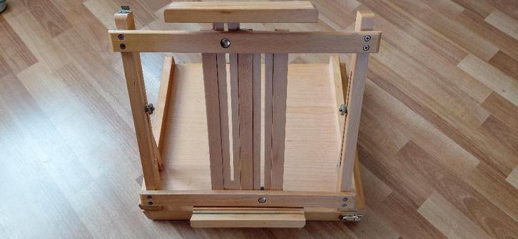 Inklapbare schildersezel, tafelmodel, Hobby en Vrije tijd, Schilderen, Zo goed als nieuw, Ezel, Ophalen of Verzenden