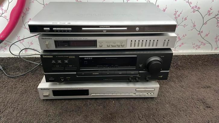 Technics SA-EX140 receiver. ST-Z45 en ST610L tuners. En dvd, Audio, Tv en Foto, Versterkers en Receivers, Gebruikt, Stereo, Minder dan 60 watt
