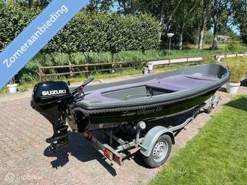 Lago Amore 430 sloepje + ZGAN 8pk Suzuki + boottrailer ! beschikbaar voor biedingen