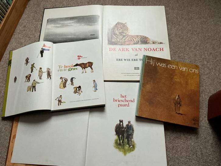 4 prachtige platen boeken van Rien Poortvliet., Boeken, Kunst en Cultuur | Beeldend, Zo goed als nieuw, Ophalen of Verzenden