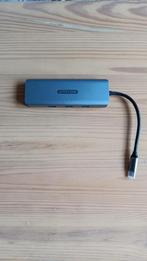 Sitecom 8-in-1 Multiport adapter, Laptop, Ophalen of Verzenden, Zo goed als nieuw, USB-hub