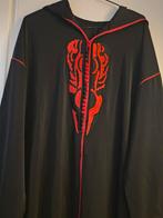 Zwarte Djellaba met Rode Details, Kleding | Dames, Gelegenheidskleding, Overige typen, Zwart, Maat 46/48 (XL) of groter, Nieuw