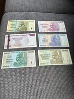 6 biljetten mega inflatie Zimbabwe waarvan 5 nieuw, Postzegels en Munten, Bankbiljetten | Afrika, Verzenden, Zimbabwe, Setje