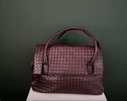 Bottega Veneta vintage, bruine handtas, Sieraden, Tassen en Uiterlijk, Tassen | Damestassen, Zo goed als nieuw, Handtas, Bruin