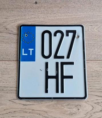 Nummerbord nummerplaat kentekenplaat Litouwen beschikbaar voor biedingen