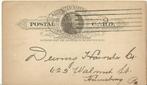 Postal Card Philadelphia 1895, Ophalen, Noord-Amerika, Gestempeld