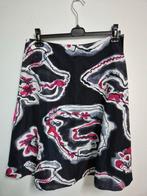 R96 - Fleurige Didi midirok maat L (1), Kleding | Dames, Rokken, Ophalen of Verzenden, Zo goed als nieuw, Maat 38/40 (M), Onder de knie