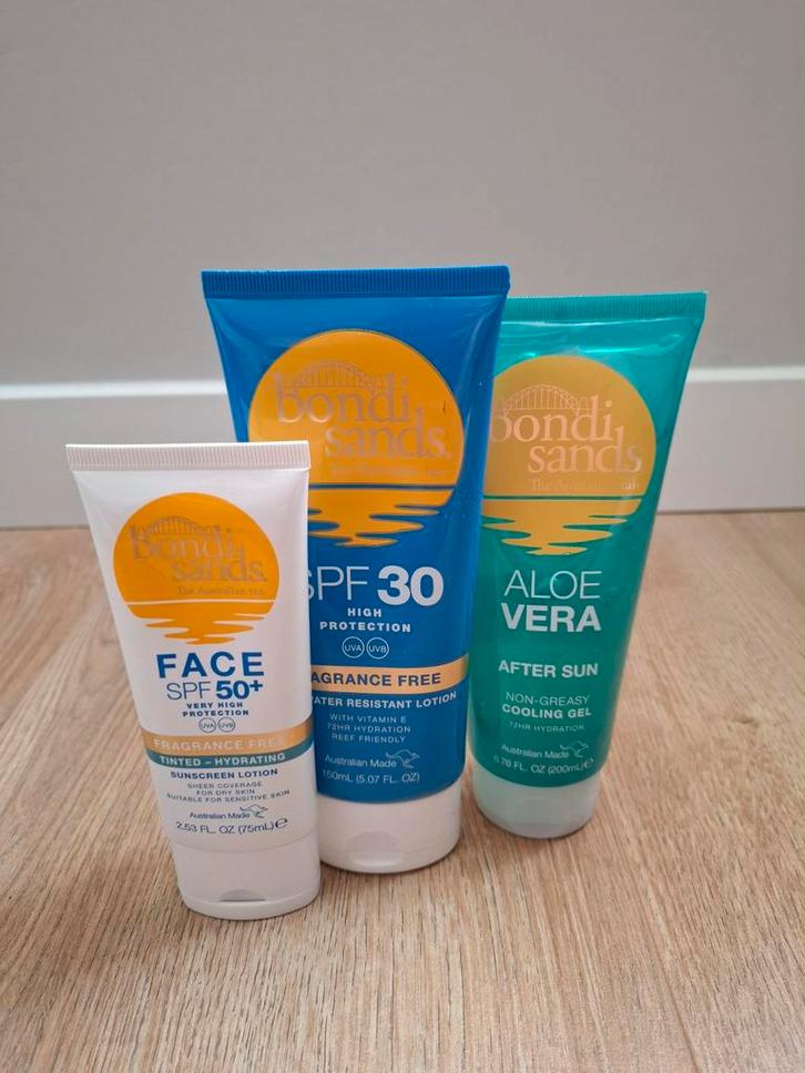 Bondi Sands Zonnebrand Set SPF50+ & SPF30 en aftersun, Sieraden, Tassen en Uiterlijk, Uiterlijk | Gezichtsverzorging, Nieuw, Verzorging