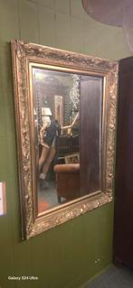 Jugendstil Spiegel met Geslepen Glas, Antiek en Kunst, Antiek | Spiegels, Ophalen, Rechthoekig, 50 tot 100 cm, 100 tot 150 cm