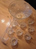 Vintage glazen bowl set, Antiek en Kunst, Antiek | Glas en Kristal, Ophalen of Verzenden