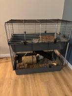 Ferplast Konijnenkooi Rabbit 100 Dubbel - Dierenverblijf, Dieren en Toebehoren, Ophalen, Kooi, Cavia, Zo goed als nieuw