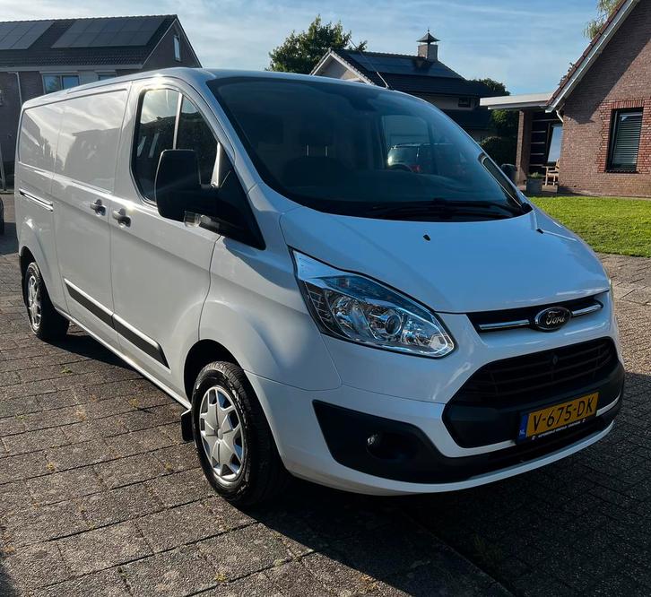 Ford Transit Custom 2.2 Tdci 2016 Airco lage kilometerstand, Auto's, Bestelauto's, Particulier, Achteruitrijcamera, Airbags, Bluetooth