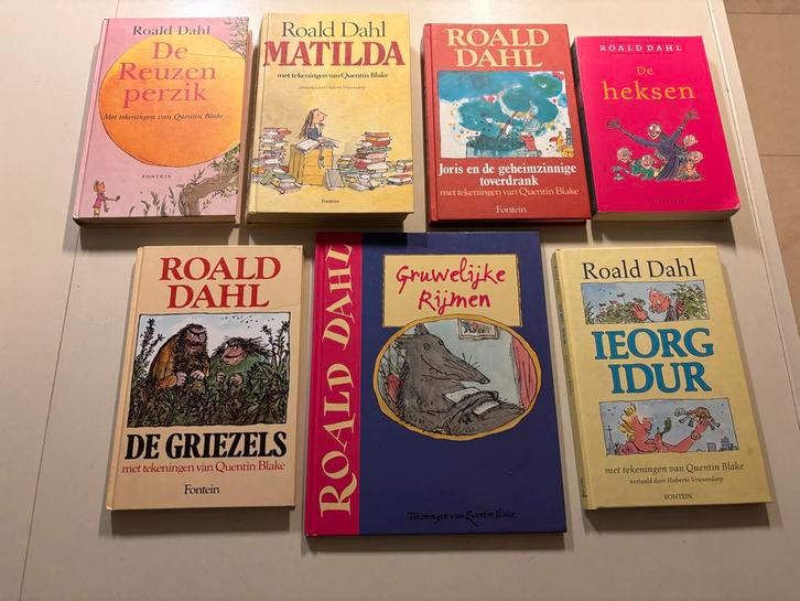 Roald Dahl Boeken Collectie 7 st Griezels matilda heksen!, Boeken, Kinderboeken | Jeugd | onder 10 jaar, Gelezen, Fictie algemeen