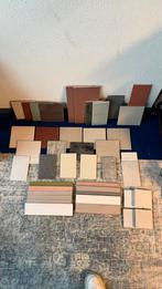 Tegel samples: heel veel in goede staat, Doe-het-zelf en Verbouw, Tegels, Ophalen, Keramiek, Minder dan 20 cm, Zo goed als nieuw