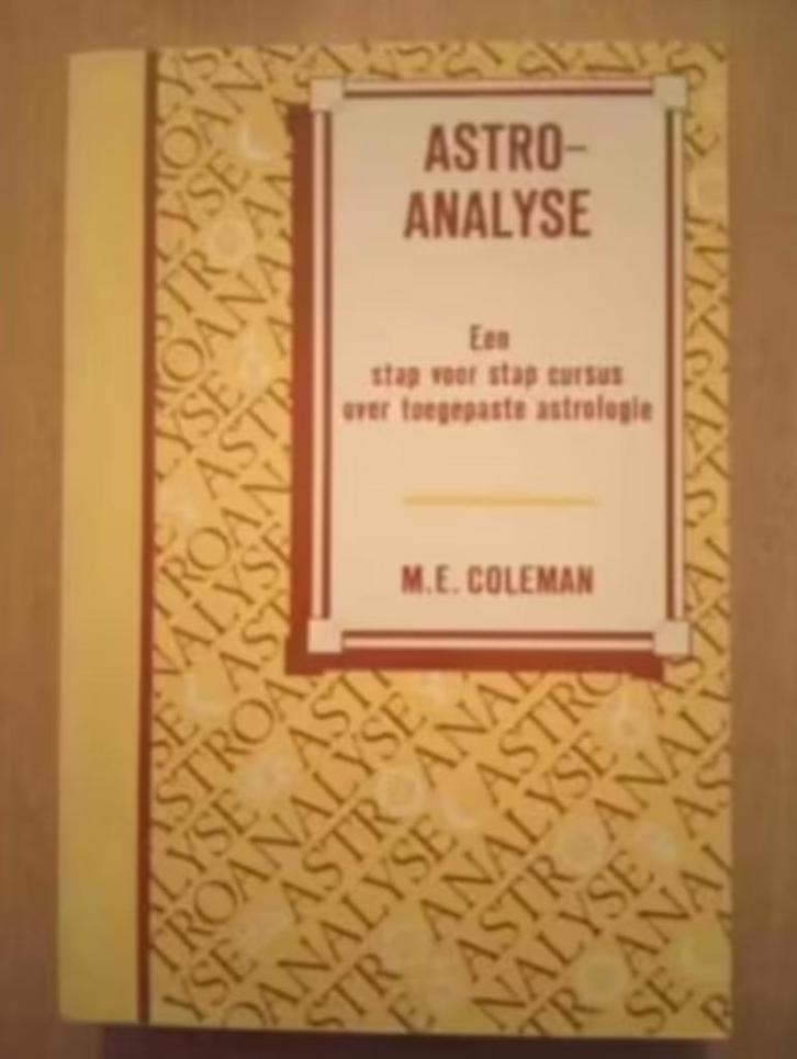 Astro-analyse - M.E. Coleman, Boeken, Psychologie, Zo goed als nieuw, Ophalen of Verzenden
