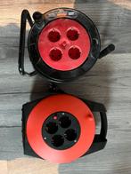 Haspel 1x 15 meter-1x 20 meter, Muziek en Instrumenten, Kabels en Stekkers, Ophalen, Zo goed als nieuw, Apparatuur