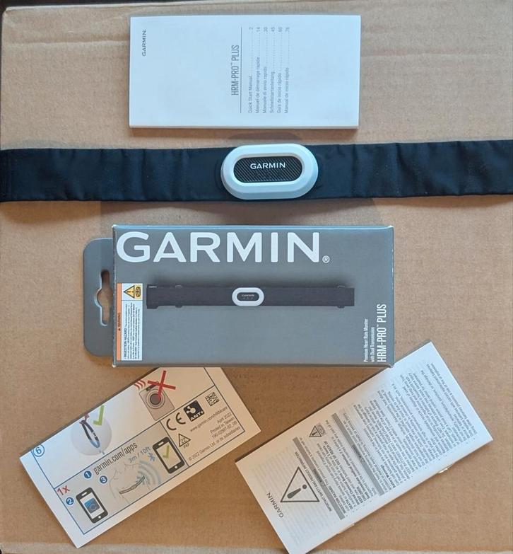 Garmin HRM-Pro Plus Hartslagmeter - Zo goed als nieuw!, Sport en Fitness, Hartslagmeters, Zo goed als nieuw, Garmin, Met borstriem