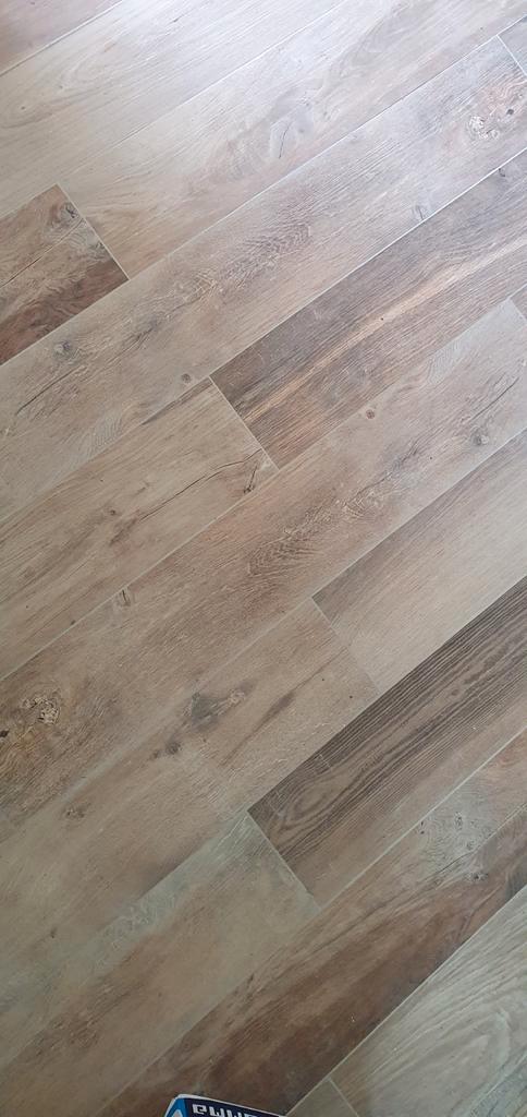 Plavuizen in houtlook - Lata Oak, Doe-het-zelf en Verbouw, Vloerdelen en Plavuizen, Nieuw, Plavuizen, Steen of Klei, 50 tot 150 cm