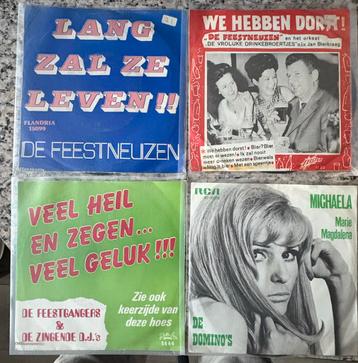 De Feestneuzen, De Feestgangers, De Domino's (Vinyl Singles) beschikbaar voor biedingen