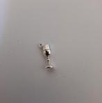 Kettinghanger wijnglas  , Verzenden, Nieuw, Zilver, Overige materialen