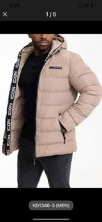 Nieuwe gevoerde winterjas - Diverse maten!, Kleding | Heren, Jassen | Winter, ICON, Unknown, Beige, Unknown