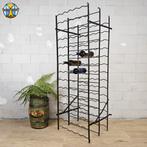 Echt antieke metalen restaurant wijnrek (116 flessen), Huis en Inrichting, Woonaccessoires | Wijnrekken, ., Ophalen of Verzenden