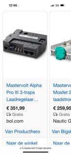 Mastervolt 3 trapsgewijs dynamo, Ophalen of Verzenden, Zo goed als nieuw, Motor en Techniek