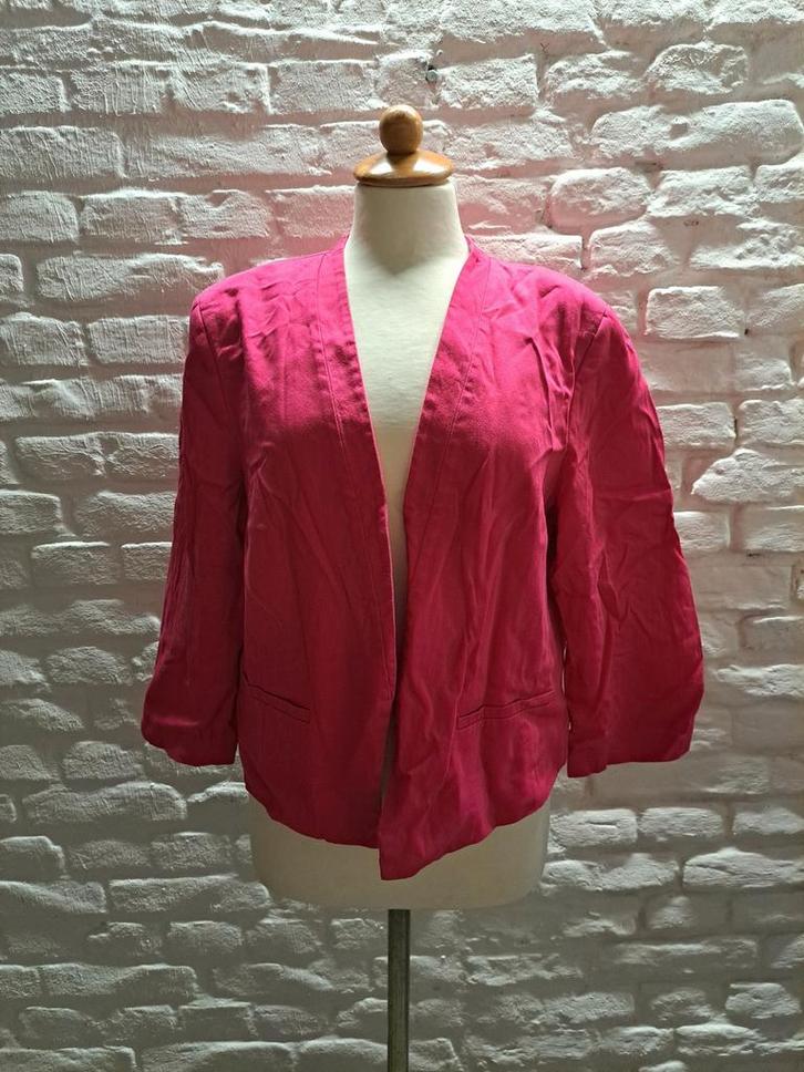 Steps Blazer Maat 46, Kleding | Dames, Jasjes, Kostuums en Pakken, Zo goed als nieuw, Jasje, Maat 46/48 (XL) of groter, Roze, Verzenden