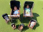 Set van 6 Vintage Rieten Poppenwagens met 2 Zweedse Keramiek, Antiek en Kunst, Antiek | Speelgoed, Ophalen