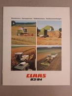 Tractor folder Claas overzichtgamma 83/84, Folder, Ophalen of Verzenden, Zo goed als nieuw