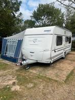 Fendt 495 Saphir caravan met voortent, Caravans en Kamperen, Caravans, Koelkast, Omvormbare zithoek, Particulier, Fendt