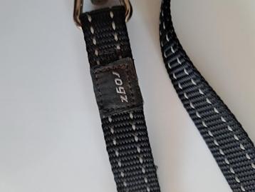 Hondenriem, zwart, 1,74 cm lang, 1 cm breed, nieuw beschikbaar voor biedingen