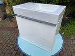 Wastafel met onderkast, Huis en Inrichting, Badkamer | Badkamermeubels, Ophalen, 50 tot 100 cm, Zo goed als nieuw, Minder dan 100 cm