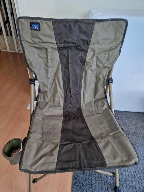 MAC strand/camping stoel inklapbaar in opbergtas, Caravans en Kamperen, Kampeermeubelen, Zo goed als nieuw, Campingstoel, Ophalen