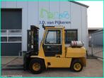 Hyster H5.00XL 5000kg sideshift+vorkenspreider+cabine, LPG, H.O. J.D. van Pijkeren, Heftruck, Ophalen of Verzenden