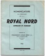 Royal Nord Superluxe Standard onderdelenboek, Fietsen en Brommers, Ophalen of Verzenden, Zo goed als nieuw