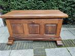 Eikenhouten dekenkist, Ophalen, Gebruikt, 100 tot 150 cm, 50 tot 75 cm