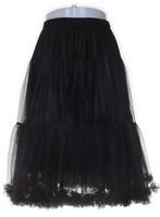 Hell Bunny M/L petticoat tule, Kleding | Dames, Rokken, Zwart, Ophalen of Verzenden, Zo goed als nieuw, Knielengte