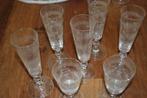 Kristallen champagne- en portglazen, Antiek en Kunst, Antiek | Glas en Kristal, Ophalen