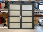 Garagedeur openslaand onderhoudsvrij, Doe-het-zelf en Verbouw, Deuren en Horren, Ophalen, Garagedeur, Zo goed als nieuw, Glas