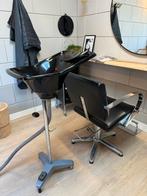 Alteq zwarte mobiele wasbak met voetpomp, Ophalen, Gebruikt