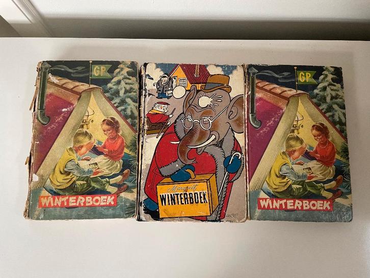 C362 Margriet Winterboek Drie boeken Hulsebosch, Boeken, Kinderboeken | Jeugd | 10 tot 12 jaar, Gelezen, Fictie, Ophalen of Verzenden