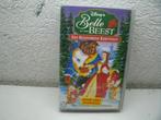 vhs 153a belle en het beest een betoverende kerstfeest, Alle leeftijden, Ophalen of Verzenden, Gebruikt, Tekenfilms en Animatie